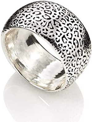 Brazalete Plata Leopard Grande GIOVANNI
