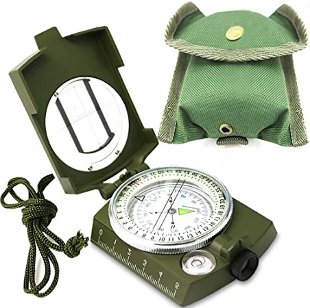 ydfagak brújula Impermeable para Senderismo,