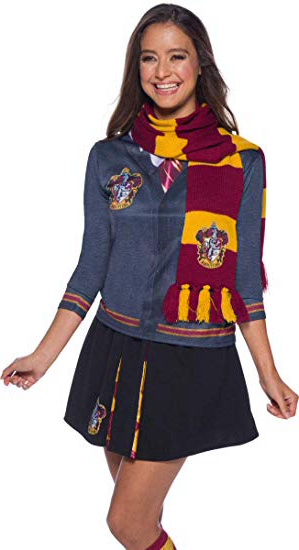 Harry Potter Deluxe Bufanda Gryffindor, Multicolor, (Rubie'S 39033)