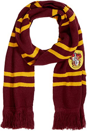 Cinereplicas - Harry Potter - Bufanda - Ultra Suave - Licencia Oficial - Casa Gryffindor - 190 cm - Rojo Vivo y Negro