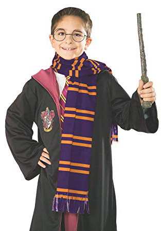 Harry Potter Scarf - Bufanda, accesorio de disfraz, Surtido: colores aleatorios