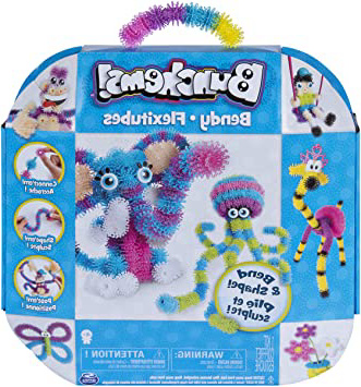 Spin Master- Bendie Kit de Actividades curvadas para Construir Creaciones posibles con 346 bunchems y 9 Accesorios, Multicolor (6046471)