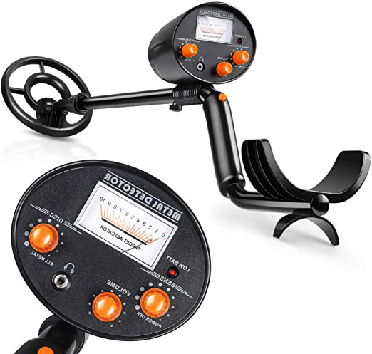 Detector de Metales Subterráneo Detector de Metales Sensibilidad Ajustable Bobina a Prueba de Agua - Regalo Navidad para Niños/Adultos