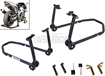 JOMAFA - SOPORTE/ELEVADOR/CABALLETES MOTO DELANTERO Y TRASERO DESMONTABLES UNIVERSAL