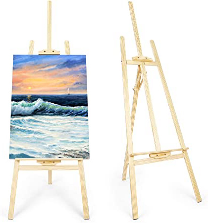 Amzdeal Caballete Pintura de Madera
