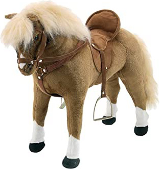 







Happy People 58983 - Caballo con silla, frenos y sonido, 73 cm [Importado de Alemania]






