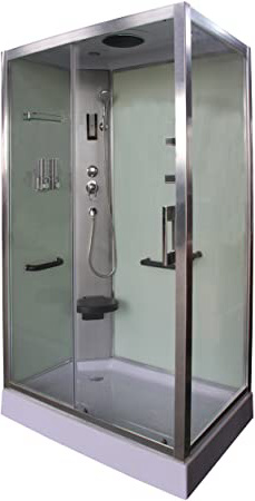 Cabina de ducha blanca DP-8001