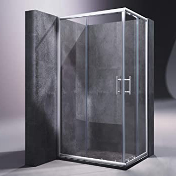 SONNI Mampara Ducha 100x70cm,Angular Puertas