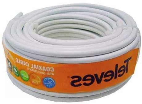 Televes 4355 ROHS Cable (Rollo 20M) COAXIAL TV 75OHM Color Blanco