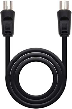 NanoCable 10.26.0202 - Cable antena de TV de 75 Ohm, macho-hembra, 1.8mts
