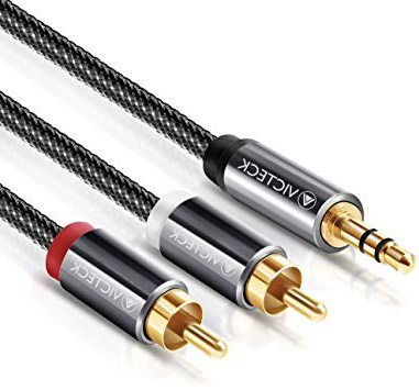 







[2M] Cable Audio RCA,Victeck Nylon Trenzado 3,5mm Jack Macho a 2 RCA Macho Conectores Estéreo Cable (2m)






