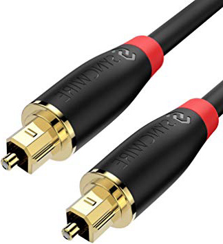 







Cable Optico Audio (1,8m)-Syncwire [24K Chapado en Oro, Alta fidelidad] Cable de Audio óptico Digital Toslink Macho para LG/Samsung Sound Bar, Smart TV, Cine en casa, PS4, Playstation






