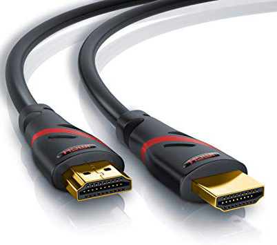 CSL - 10m Cable HDMI - Ultra HD 4k HDMI - Alta Velocidad con Ethernet - Full HD 1080p 4K Ultra HD 2160p 3D ARC y CEC - Cable de blindaje Triple - blindaje de Conector y contactos