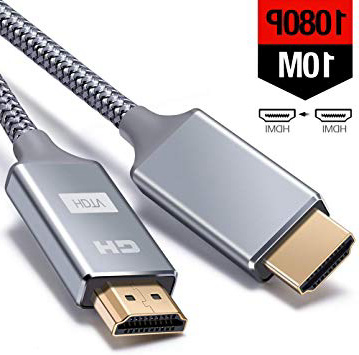 Cable HDMI 10 Metros, Cable HDMI de Alta Velocidad soporta Ultra HD, Ethernet,3D,2160P, 1080P,BLU-Ray,Xbox 360 TV, Playstation PS3,PS4, HDTV,Arco,HDCP 2.2,HDR