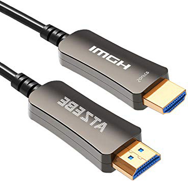 ATZEBE Cable HDMI Fibra Óptica - 10m, Cable HDMI 4k Compatible con UHD 4K@60Hz HDR, YUV 4:4:4 8bit, Alta Velocidad 18Gbps, Ethernet, 3D, ARC, HDCP 2.2