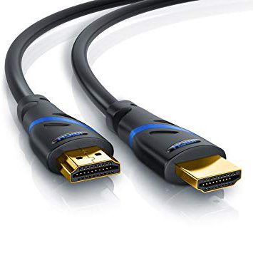 Primewire - 10,0m Ultra HD 4k Cable HDMI 2.0 - Alta Velocidad con Canal de Ethernet - 4K Ultra HD 2160p 60Hz Full HD 1080p - 3D ARC CEC HDCP - Contactos Dorados