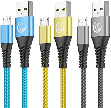 
                
                    
                    
                

                
                    
                    
                        Yosou Cable Micro USB, Cable Android [3-Pack 2M] Nylon Cargador Micro USB Carga Rápida para Android Movil Smartphone, Samsung S6/S6edge,S7/S7edge J5 J7,Xiaomi Redmi,Sony,Nokia,HTC,Moto,LG,PS4
                    
                

                
                    
                    
                
            