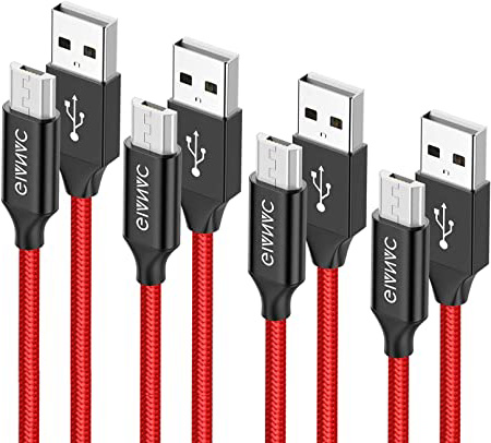 GIANAC Cable Micro USB, [4pack