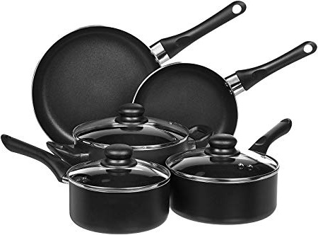 AmazonBasics - Juego de utensilios de cocina antiadherentes, 8 piezas