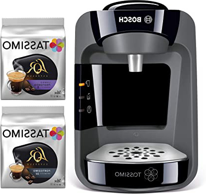 BOSCH Cafetera TASSIMO Suny TAS3702C - Cafetera cápsulas, color negro