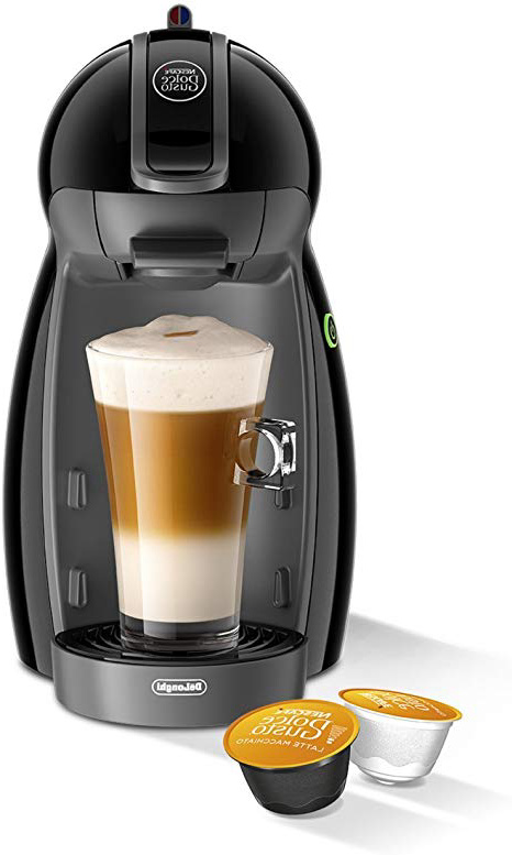 De'Longhi Dolce Gusto Piccolo EDG200.B - Cafetera de cápsulas, 15 bares de presión, color negro