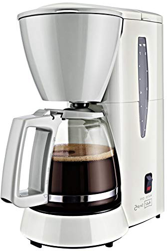 Melitta Cafetera de filtro con jarra de vidrio, Para 5 tazas de café, Single 5, Blanco, M720-1/1