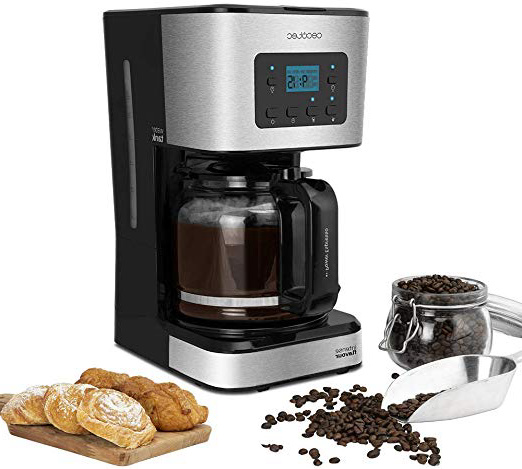 







Cecotec Cafetera Goteo Coffee 66 Smart. Tecnología ExtremeAroma, Digital con Pantalla LCD, Capacidad 1,5l (12 tazas), Función Recalentar y Mantener Caliente, Jarra Termoresistente, Programable, 950W






