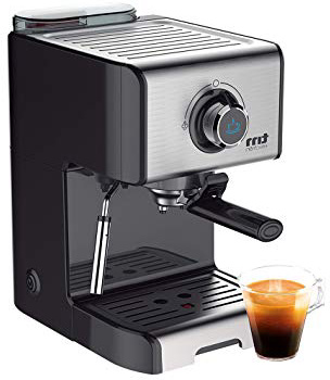 







TM Electron TMPCF101 cafetera Espresso Manual con 15 Bares de presión, 1200W, depósito 1,2 L, espumador de Leche, 3 Funciones, Fabricado en Acero Inoxidable






