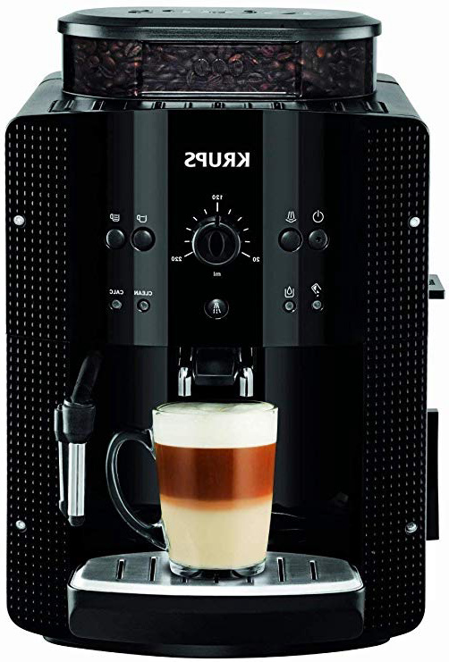 







Krups EA810870 Roma - Cafetera Superautomática, 15 bares, molinillo de café cónico de metal, con selección de cantidad e intensidad de café, boquilla de vapor, 2 boquillas, incluye kit limpieza






