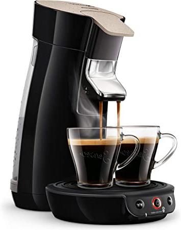 Senseo Viva Café Eco HD6562/36 - Cafetera de monodosis (edición especial), color Nougat