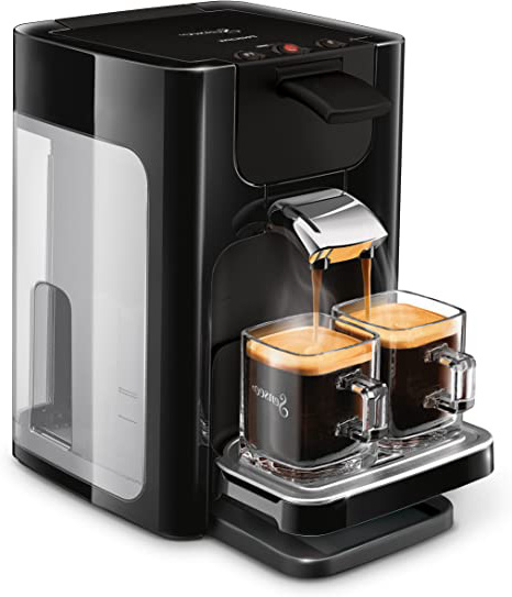 Senseo Quadrante HD7865/60 - Cafetera (Independiente, Máquina de café en cápsulas, 1,2 L, Dosis de café, Negro)