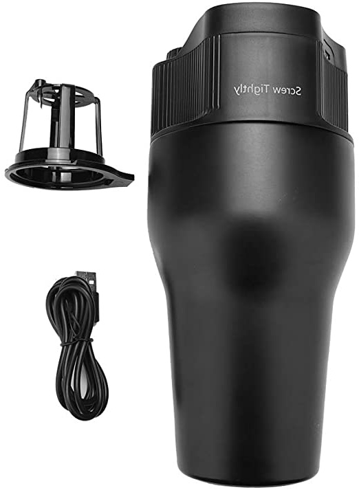VBESTLIFE Mini Máquina de Café Eléctrico Portátil de Cápsulas Cafetera Eléctrica Rápida al Aire Libre del USB 5V para Hogar/Viaje 550ml