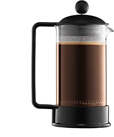 Bodum - 1543-01 - Brazil - Cafetera 3 Tazas - 0,35 l - Color Negro