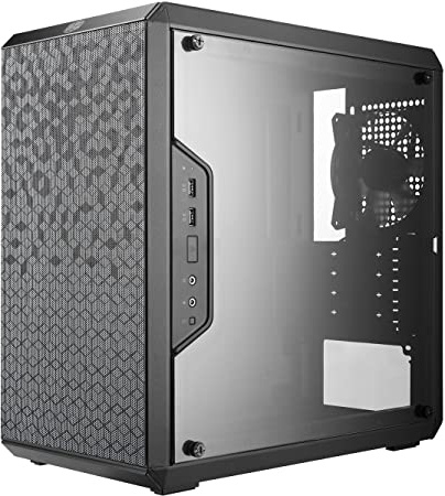 Cooler Master MasterBox Q300L – Caja de Ordenador Mini Torre mATX con Vista Total Panel Lateral, Cableado Ordenado y Múltiples Opciones Enfriamiento