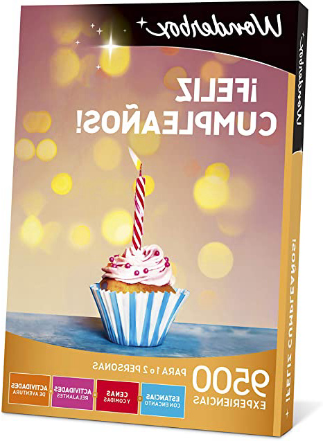WONDERBOX Caja Regalo -¡Feliz CUMPLEAÑOS!- 9.500 experiencias para Dos Personas