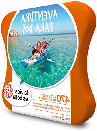LA VIDA ES BELLA - Caja Regalo - AVENTURA PARA DOS - 470 experiencias de aventura como parapente, surf, kayak y más en España y Andorra