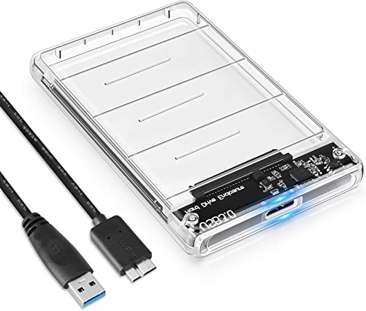 
                
                    
                    
                

                
                    
                    
                        POSUGEAR Carcasa Disco Duro 2.5" USB 3.0, Caja Disco Duro Externo de HDD SSD SATA I/II/III de 7mm 9.5mm de Altura, Sopporta UASP, No Requiere Herramientas, con Cable USB3.0 [Transparente]
                    
                

                
                    
                    
                
            