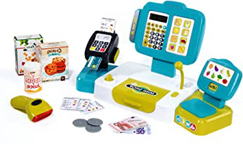 Caja registradora grande con calculadora