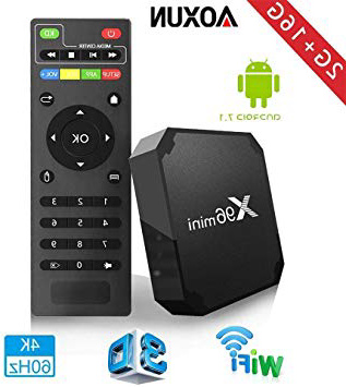 TV Box Android 9.0 - Aoxun X96 Mini Smart TV Box Amlogic Quad-Core, 2GB RAM & 16GB ROM, Video 4K UHD H.265, 2 Porte USB, HDMI, WiFi Web TV Box