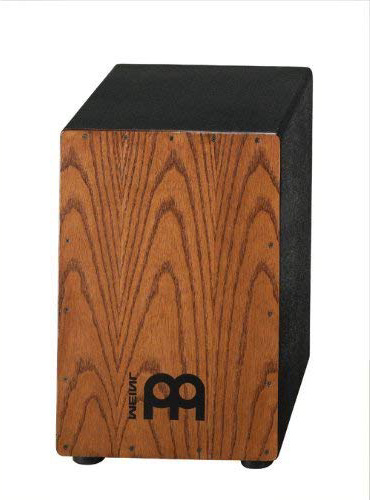 Meinl Percussion HCAJ1AWA - Cajón con parche natural de fresno, color negro