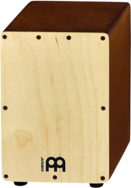Meinl Percussion SCAJ1LB-NT - Cajón con parche natural, color marrón