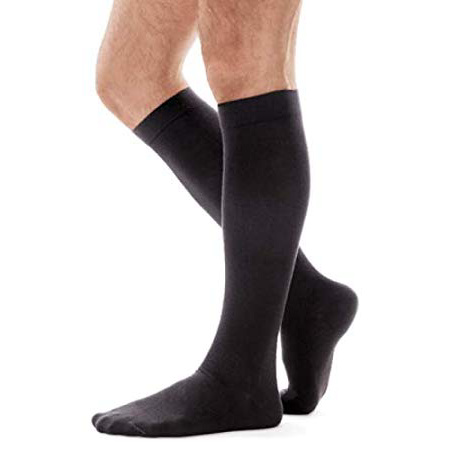 Calcetines de Compresión para edemas, varices, viajes, embarazo -Estimular la Circulación Sanguínea y Recuperación- 13-15 mmHgmmHg Сalcetines algodón S