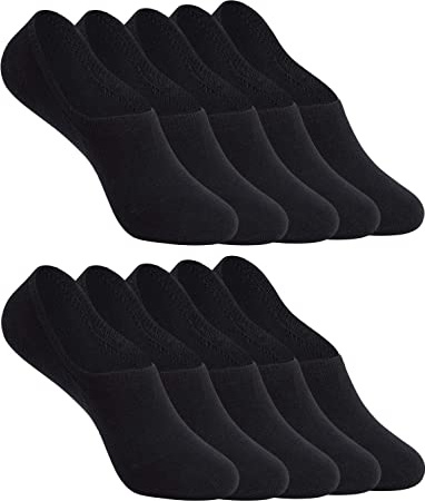 Falechay Calcetines Invisibles Tobilleros Mujer Hombre 10 pares Cortos Calcetin