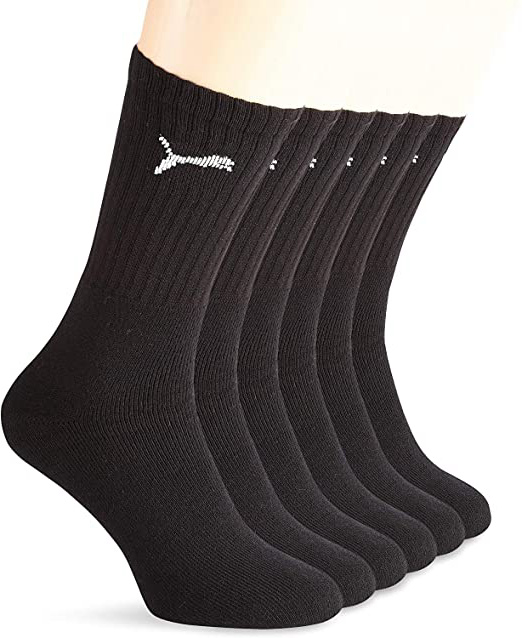 Puma Sport Cush Crew 6P, Calcetines Unisex, Paquete de 6