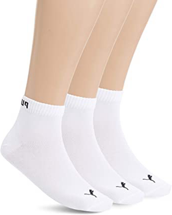 Puma Quarter Plain, Calcetín Unisex Adulto, (Pack de 3)