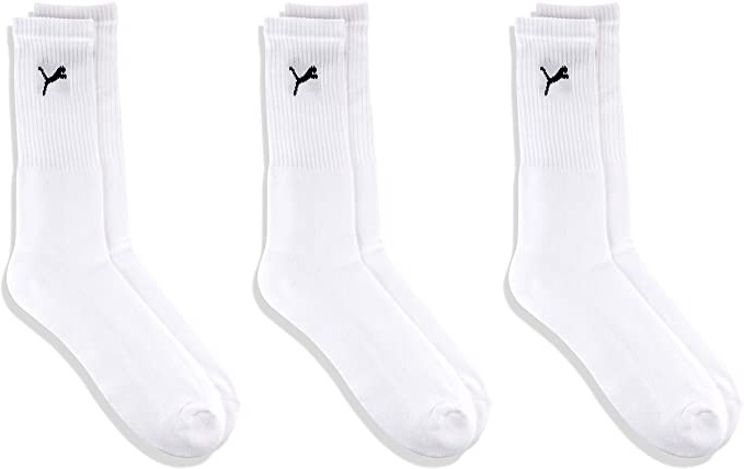 Puma Sports Socks - Calcetines de deporte para hombre, 3 unidades
