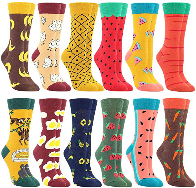BONANGEL Calcetines Divertidos para Mujer, Calcetines de Animales, Novedad Bonita, Calcetines de Fantasía Coloridos Algodón Extraño, Cálidos Cumpleaños, Regalos de Navidad para Mujeres