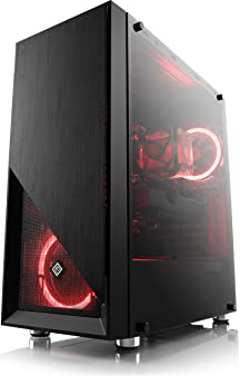 BoostBoxx Advanced 3410 - Ordenador de sobremesa (procesador AMD Ryzen 7 2700X 8 x 3700 MHz, 250 GB M.2-SSD, 16 GB DDR4-RAM, Placa Base ASUS, Tarjeta gráfica GeForce RTX2070, Sonido 7.1, GigLAN)