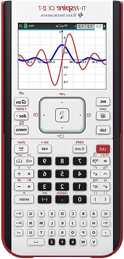 







Texas Instruments TI-NSPIRE CX II-T - Calculadora gráfica digital a color






