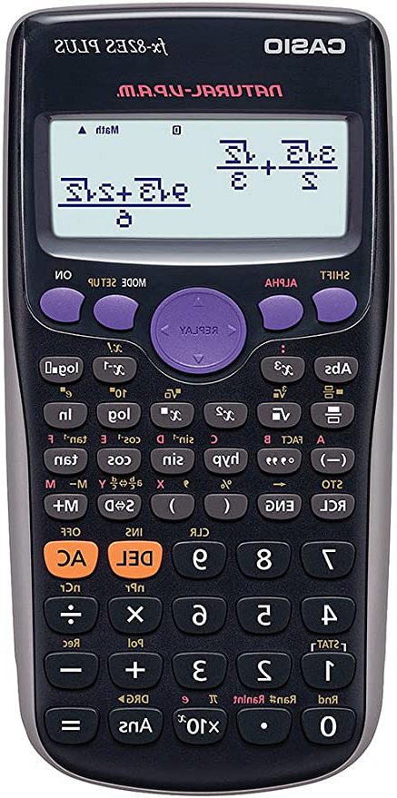 Casio FX-82ES PLUS - Calculadora científica, 80 x 162 x 13.8 mm, negro